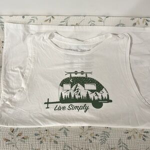 Patagonia Organic Cotton Muscle Tank Camping